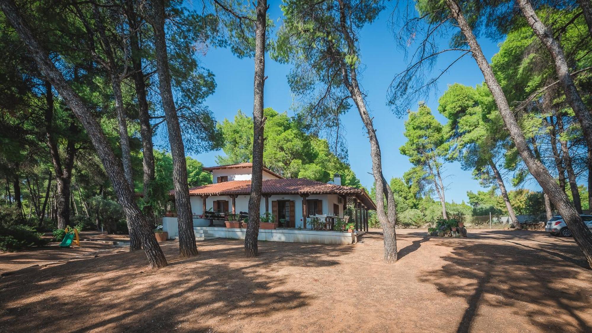 Squirrel Beach Front Villa, Metamorfosi Metamorfosi (Sithonia) Exterior foto