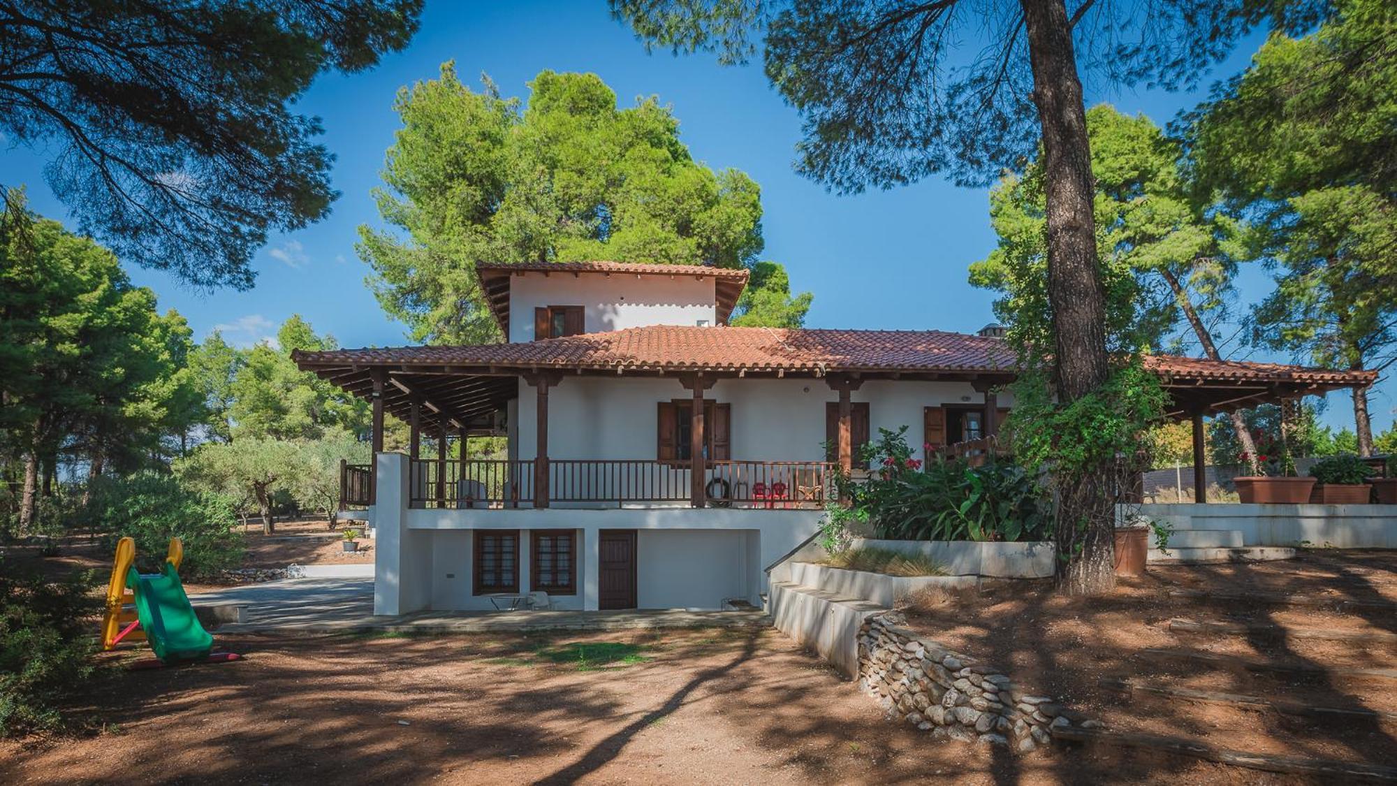 Squirrel Beach Front Villa, Metamorfosi Metamorfosi (Sithonia) Exterior foto