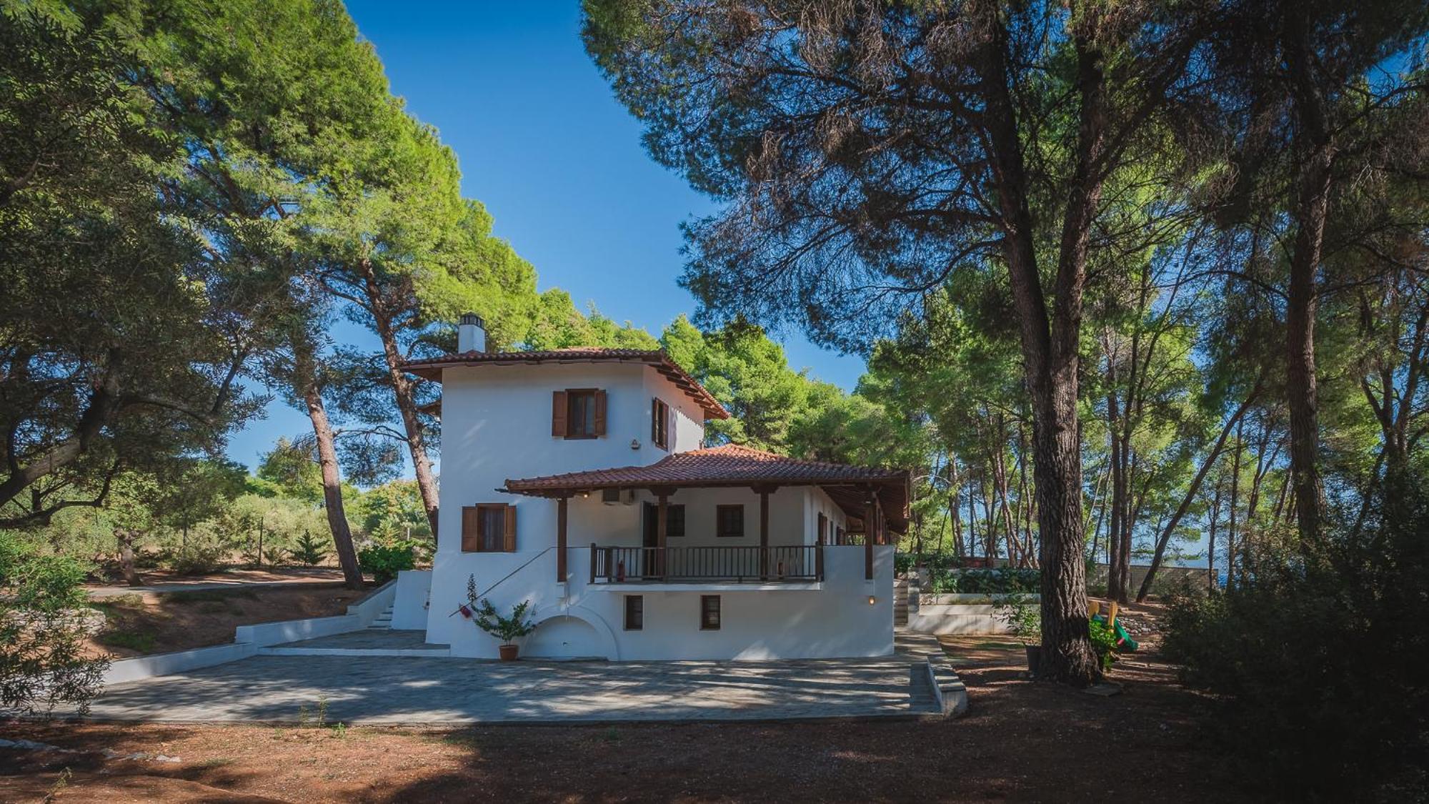 Squirrel Beach Front Villa, Metamorfosi Metamorfosi (Sithonia) Exterior foto