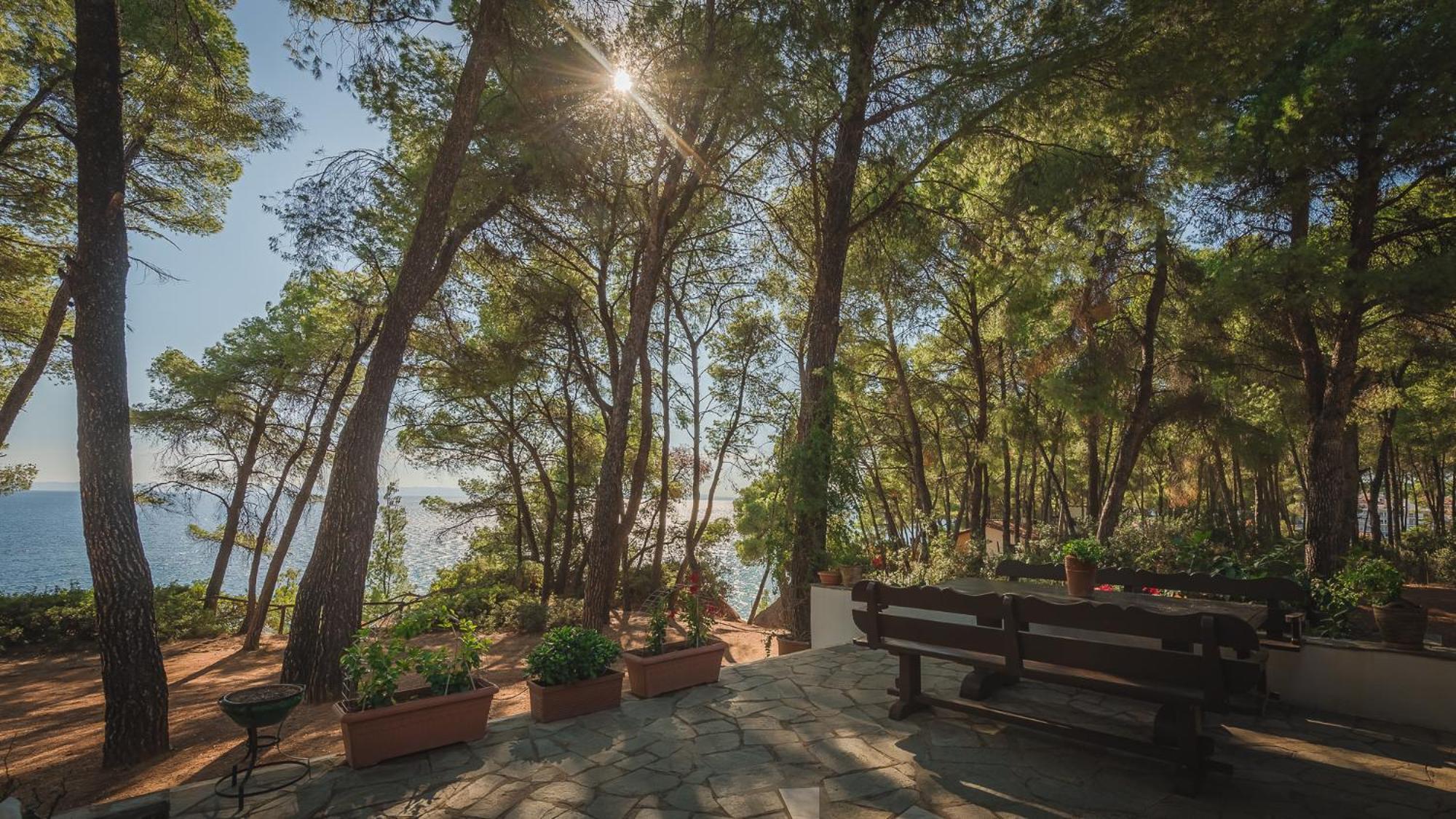 Squirrel Beach Front Villa, Metamorfosi Metamorfosi (Sithonia) Exterior foto