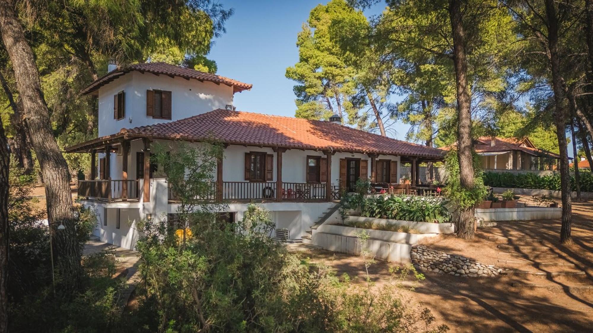 Squirrel Beach Front Villa, Metamorfosi Metamorfosi (Sithonia) Exterior foto