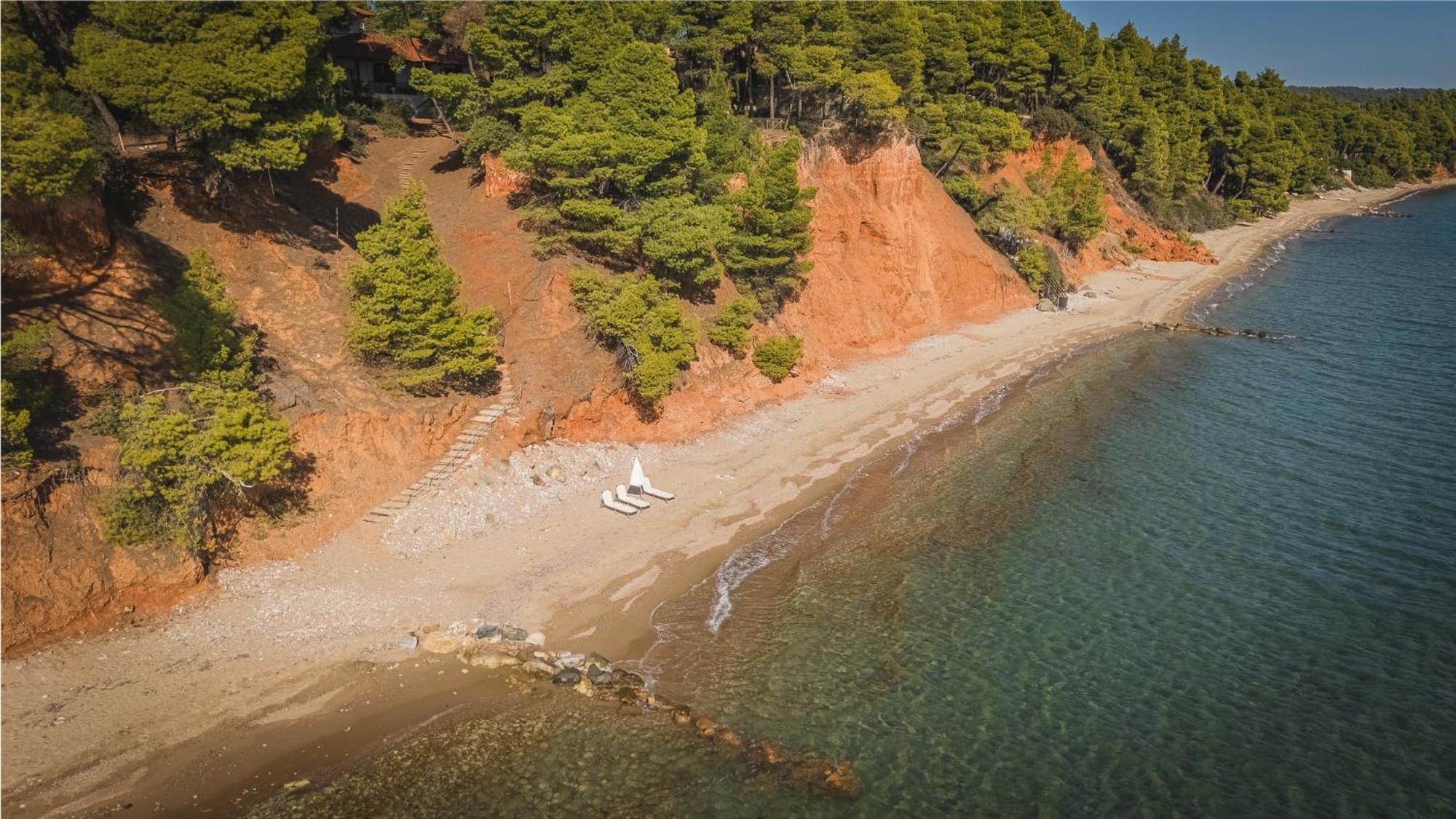 Squirrel Beach Front Villa, Metamorfosi Metamorfosi (Sithonia) Exterior foto