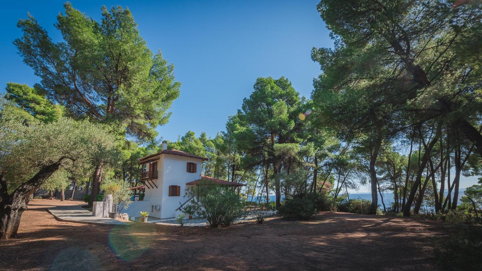 Squirrel Beach Front Villa, Metamorfosi Metamorfosi (Sithonia) Exterior foto