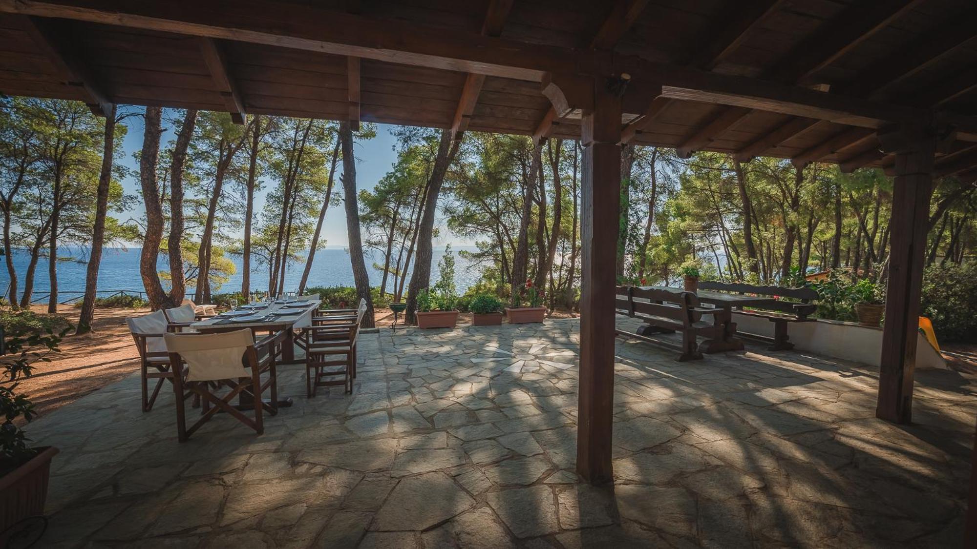Squirrel Beach Front Villa, Metamorfosi Metamorfosi (Sithonia) Exterior foto