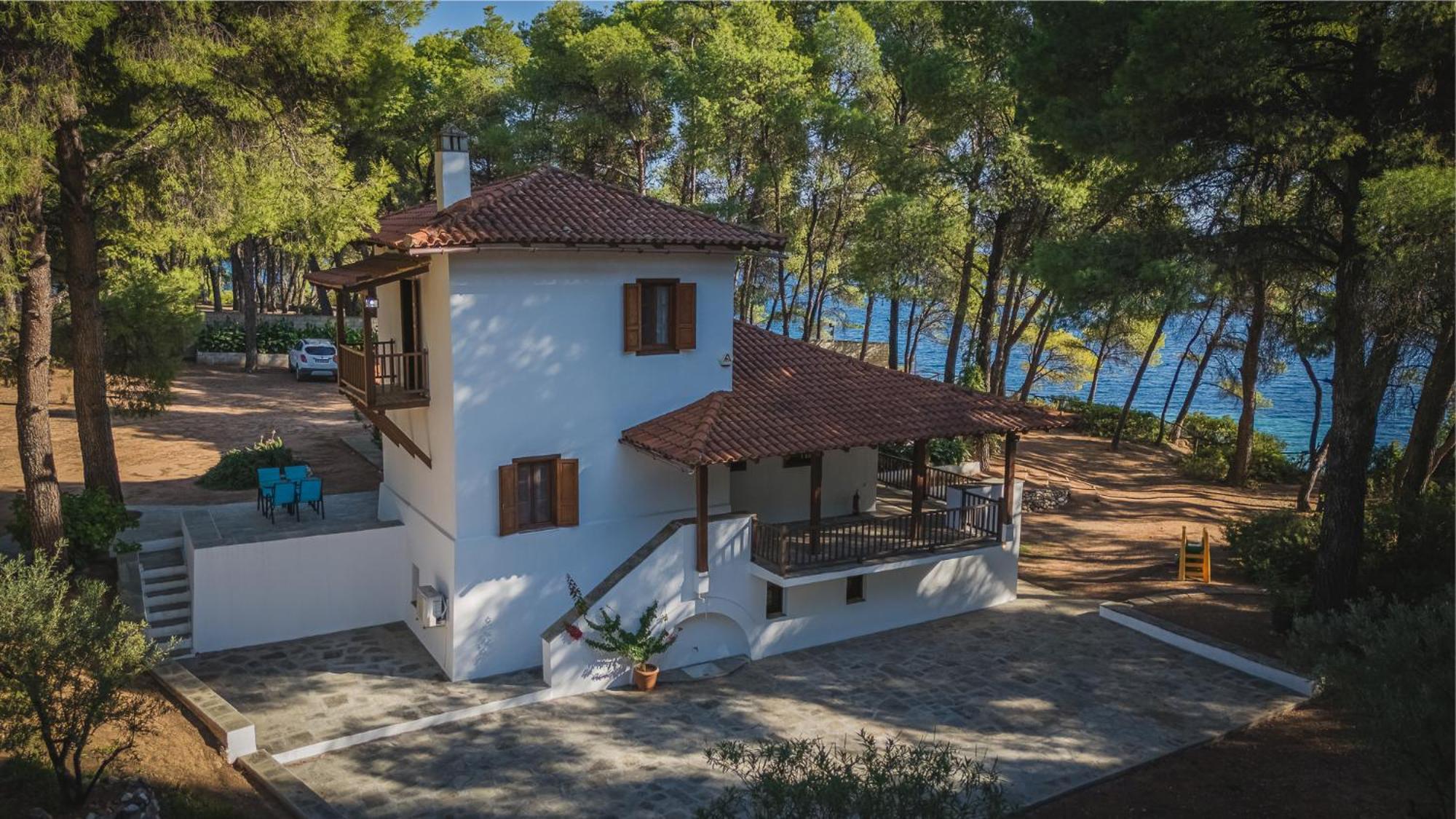 Squirrel Beach Front Villa, Metamorfosi Metamorfosi (Sithonia) Exterior foto