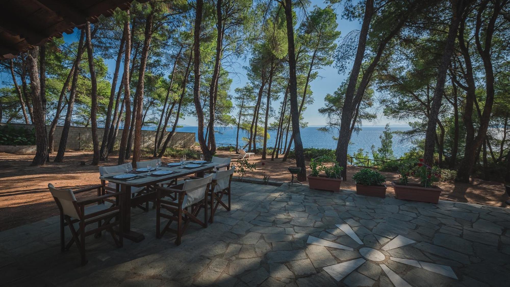 Squirrel Beach Front Villa, Metamorfosi Metamorfosi (Sithonia) Exterior foto