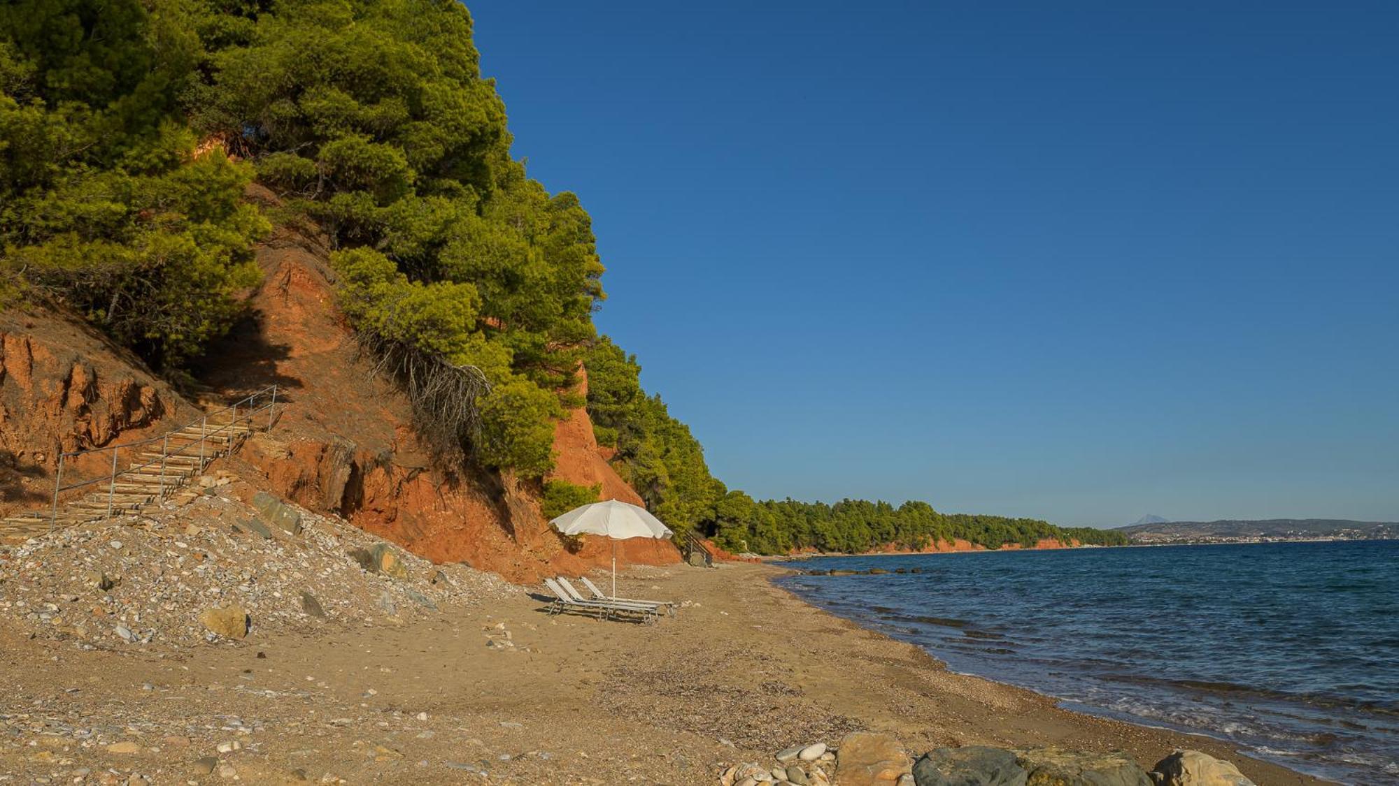 Squirrel Beach Front Villa, Metamorfosi Metamorfosi (Sithonia) Exterior foto