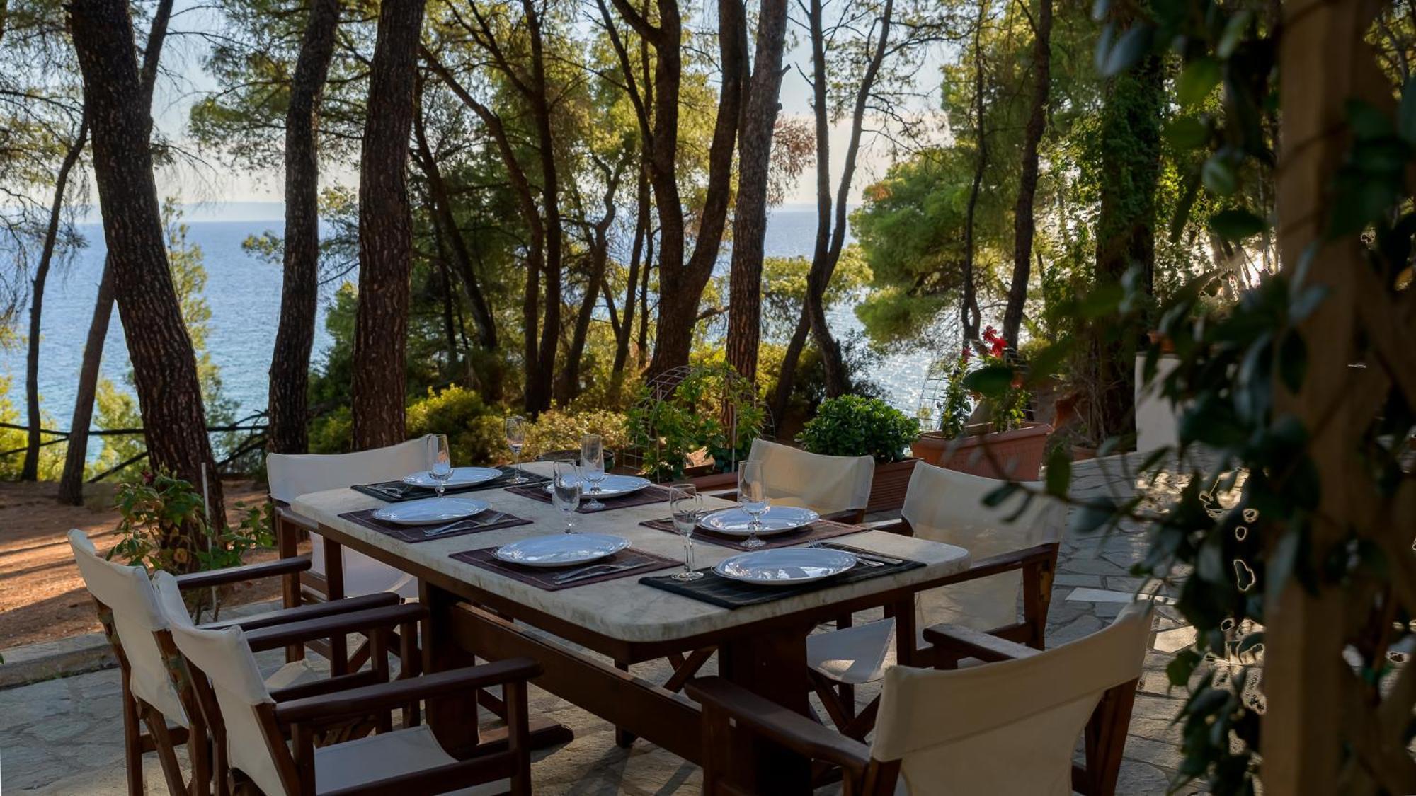 Squirrel Beach Front Villa, Metamorfosi Metamorfosi (Sithonia) Exterior foto