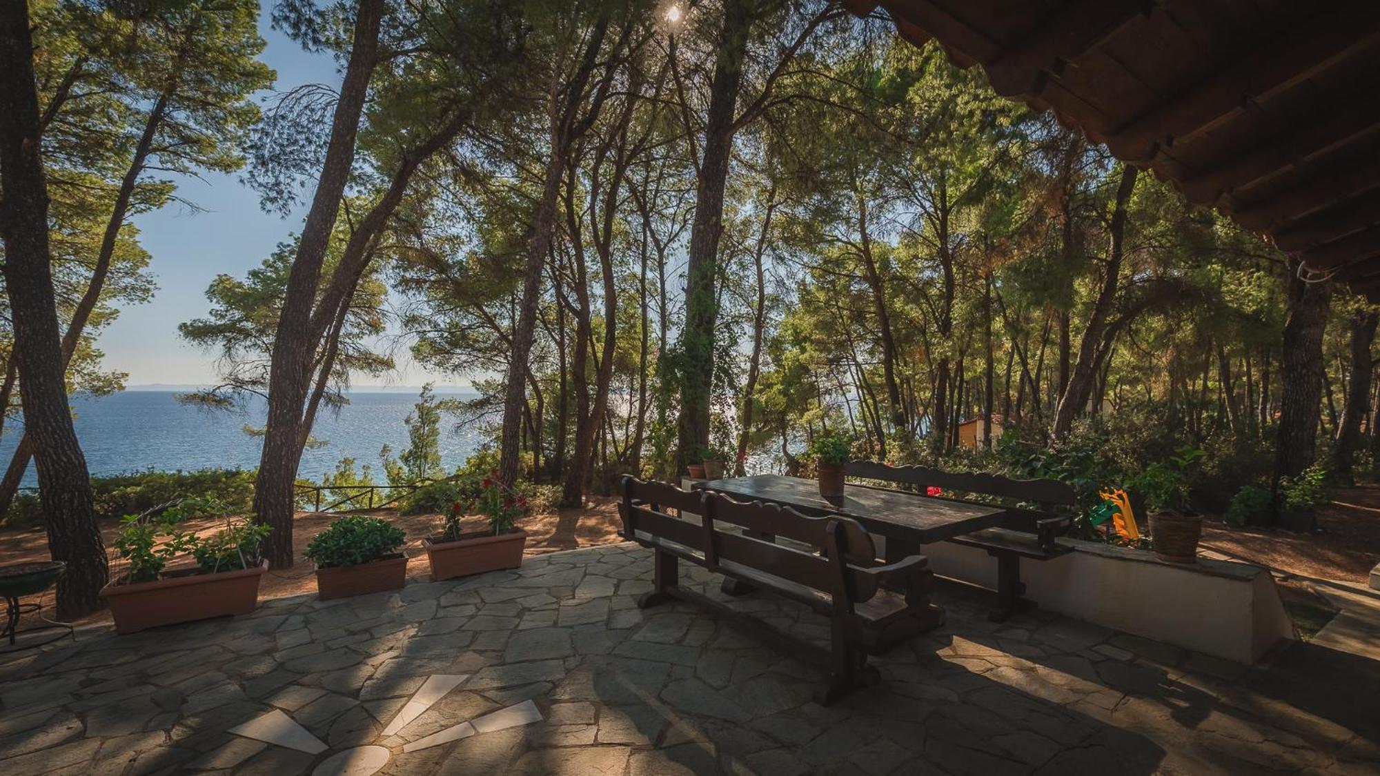 Squirrel Beach Front Villa, Metamorfosi Metamorfosi (Sithonia) Exterior foto